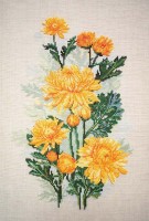 Набор для вышивания Желтые хризантемы (Yellow Chrysanthemums)