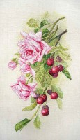 Набор для вышивания Розы и вишня (Roses and Cherries)
