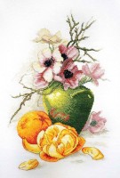 Набор для вышивания Анемоны и апельсины (Anemones and Oranges)по рисунку К. Кляйн /06-002-56