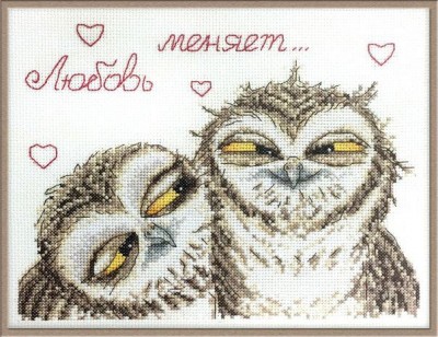 Набор для вышивания Чуства совуль (Owls Feelings)