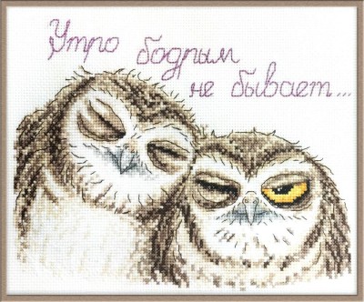 Набор для вышивания Сони совули (Sleepy Owls)