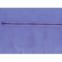 Обратная сторона наволочки на молнии из польской ткани Polar (фиолетовая), 45х45 см. /8474A-Fiolet