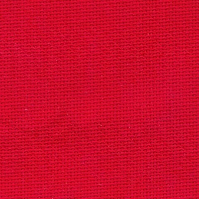 Канва для вышивания Aida 16 красного цвета, 40х50 см. (мелкая)