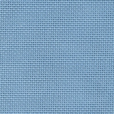 Канва для вышивания Aida 14 голубого цвета, 40х50 см. (средняя)