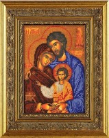 Набор для вышивания бисером Икона Святое Семейство /В-188