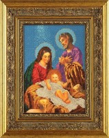 Набор для вышивания бисером Икона Рождество Христово /В-189