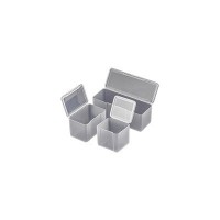 Набор пластиковых коробок для хранения бисера, бусин и прочих мелочей (прозрачный) /ОМ-161