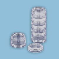 Набор туб пластиковых, прозрачный /Т-0575
