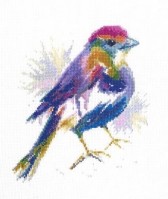 Набор для вышивания Синее перышко (Blue Feather)