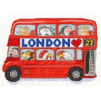 Набор для вышивания крестом Лондонский автобус (London Bus) /XMS8