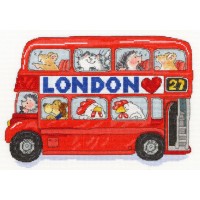 Набор для вышивания крестом Лондонский автобус (London Bus)