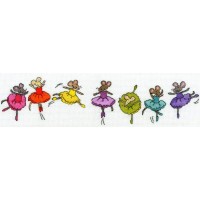 Набор для вышивания крестом Мышки (Sugar Plum Mice)