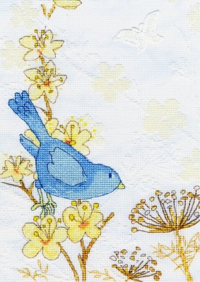 Набор для вышивания крестом Певчая птичка (Song Bird)