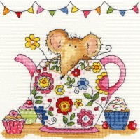 Набор для вышивания крестом Чайная мышь (Teapot Mouse) /XSW6