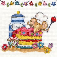 Набор для вышивания крестом Мышь-пекарь (Baking Mouse)