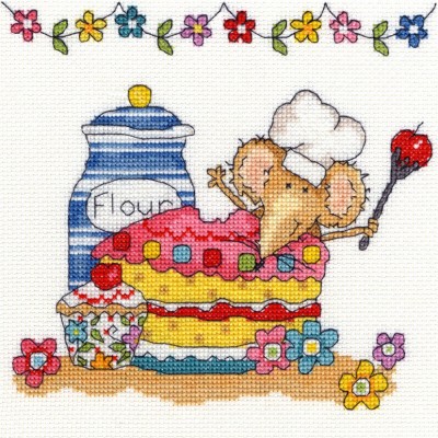 Набор для вышивания крестом Мышь-пекарь (Baking Mouse)