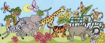 Набор для вышивания крестом Веселое сафари (Safari Fun)