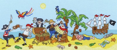 Набор для вышивания крестом Пиратская вечеринка (Pirate Fun)
