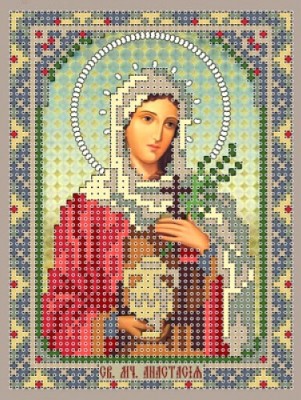 Набор для вышивания бисером Икона Св. Анастасия
