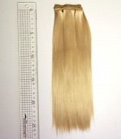 Треcсы искусственные прямые Пшеничные (волосы для куклы)