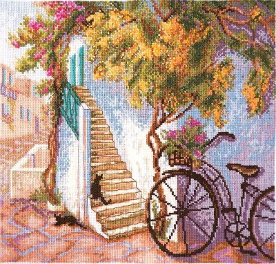 Набор для вышивания По цветущей улице (Along the Flowering Street)