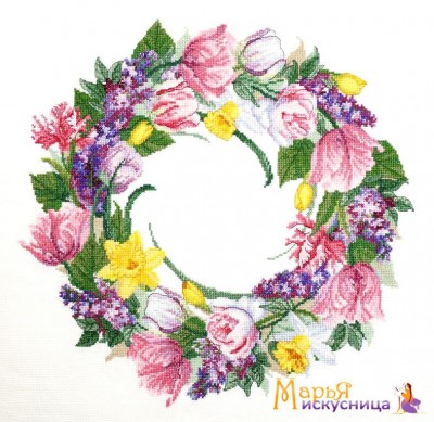 Набор для вышивания Майский венок (May Wreath)