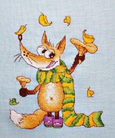 Набор для вышивания Лисички (Little Foxes) /07-002-10