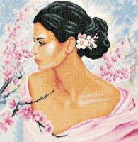 Набор для вышивания Девушка среди цветов (Lady with Blossoms) /PN-0155690