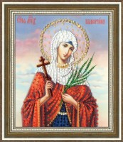 Набор для вышивания бисером Икона Святой Мученицы Валентины