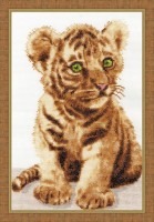Набор для вышивания Уссурийский тигренок (Ussurian tiger)