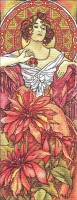 Набор для вышивания Рубин (по мотивам картины Альфонса Мухи) /ВХ-1170