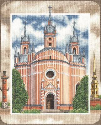 Набор для вышивания бисером Чесменская церковь в Санкт-Петербурге