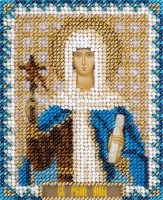 Набор для вышивания бисером Икона Святой Равноапостольной Нины, просветительницы Грузии /ЦМ-1833