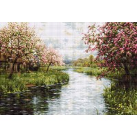 Набор для вышивания Весенний пейзаж (Spring Landscape) /B545