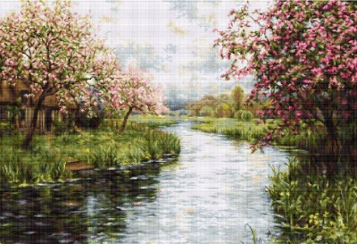 Набор для вышивания Весенний пейзаж (Spring Landscape)