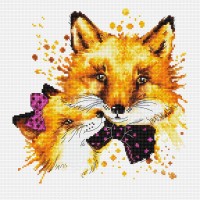 Набор для вышивания Лисицы (Foxes) /B2300