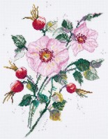 Набор для вышивания Майский шиповник (Wild Rose in May) /Ц-1888