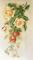 Набор для вышивания Розы и земляника (Roses and Wild Strawberry) /06-002-42