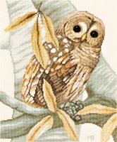 Набор для вышивания Сова и осенние листья (Owl and Autumn Leavesl)