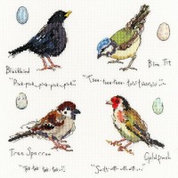 Набор для вышивания Птицы (Garden Birds 2) /XMF2