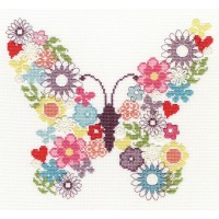 Набор для вышивания Бабочка (Butterfly Bouqet) /XB2