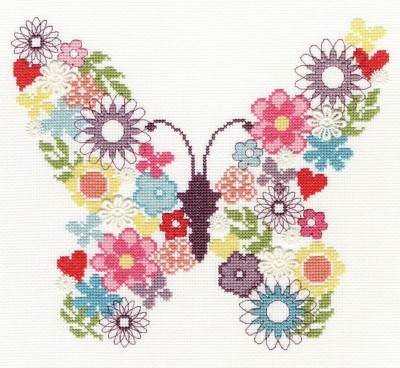 Набор для вышивания Бабочка (Butterfly Bouqet)