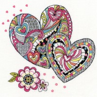Набор для вышивания Сердца (Henna Heart) /XPE1