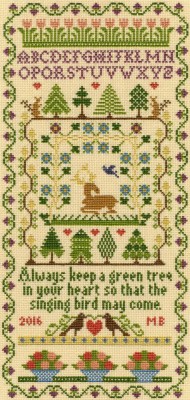 Набор для вышивания Зеленое Дерево (Green Tree)