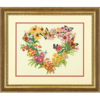 Набор для вышивания Венок из диких цветов (Wildflower Wreath)