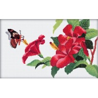 Набор для вышивания Гибискус в цвету (The Hibiscus in Bloom)