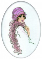 Набор для вышивания Дама в боа (Lady in Boa)