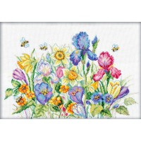 Набор для вышивания крестом Садовые цветы (Garden Flowers) /M095