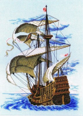 Набор для вышивания крестом Испанский военный галион (Spanish Galleon)