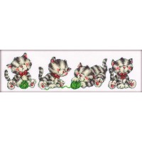Набор для вышивания крестом Играющие котята (Playing Kittens) /М160